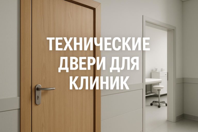 Выбор технических дверей для клиник с учётом противопожарных норм, звукоизоляции и влагостойкости для эффективной эксплуатации объектов B2B и B2G.