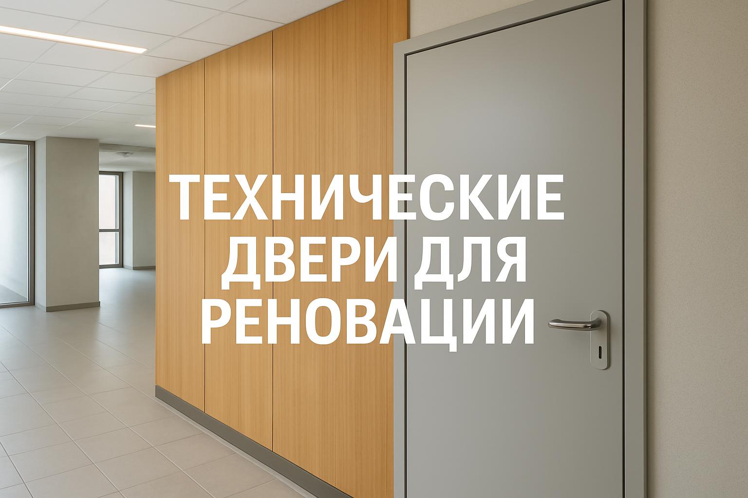 Разбор технических дверей для реновации служебных и технических зон в гостиницах, офисах и медучреждениях с учетом требований и вариантов отделки.