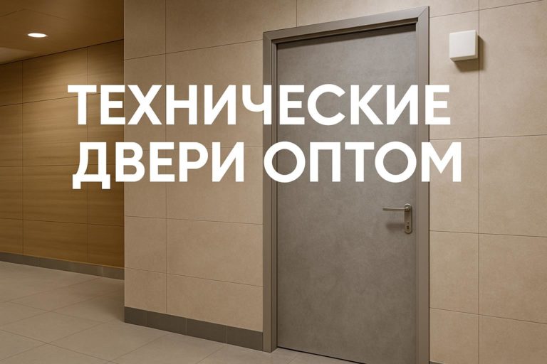 Обзор технических дверей оптом для служебных и технических зон с учетом требований звукоизоляции, противопожарной безопасности и отделки.