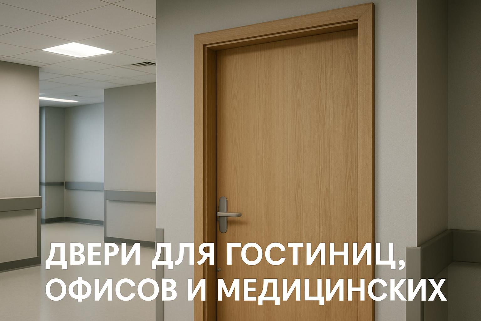 Обзор актуальных тенденций в производстве дверей для гостиниц, офисов и медицинских учреждений в 2026 году, включая новые материалы, технологии и требования без