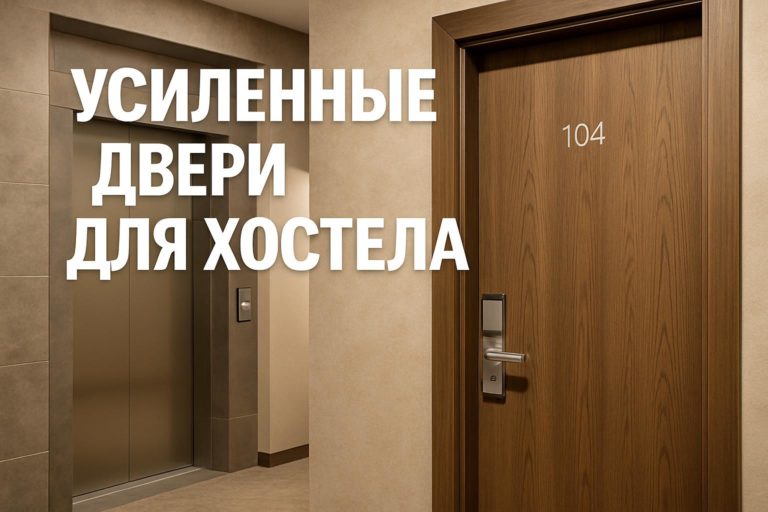 Усиленные двери для хостела обеспечивают износостойкость и безопасность при высокой нагрузке. Какие решения подходят для гостиничных объектов.