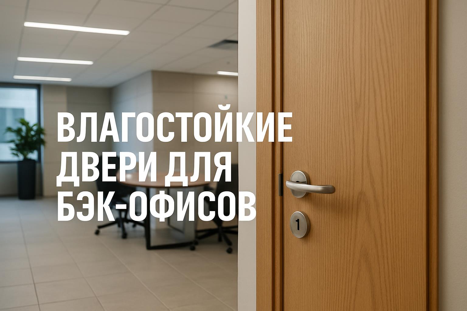 Обзор влагостойких дверей для бэк-офисов с высокой нагрузкой. Ключевые характеристики, виды отделок и рекомендации для застройщиков и генподрядчиков.
