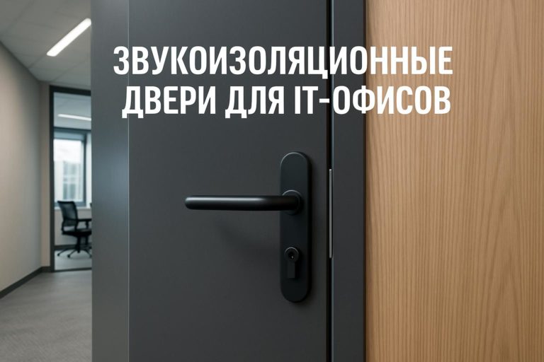 Обзор звукоизоляционных дверей для IT-офисов: сравнение материалов, конструкций и отделок для объектов с высокой нагрузкой.