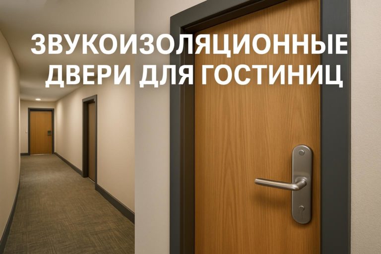 Выбор звукоизоляционных и противопожарных дверей для гостиниц, офисов и медучреждений с учетом норм и практических решений.
