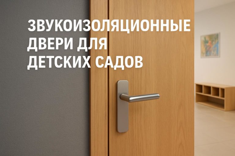 Ключевые аспекты выбора звукоизоляционных дверей для детских садов с акцентом на акустику кабинетов и требования к отделке и материалам.
