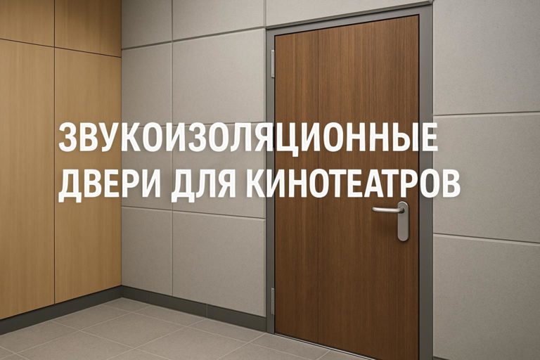 Обзор звукоизоляционных дверей для кинотеатров: решения для обеспечения комфорта и приватности в коммерческих объектах.