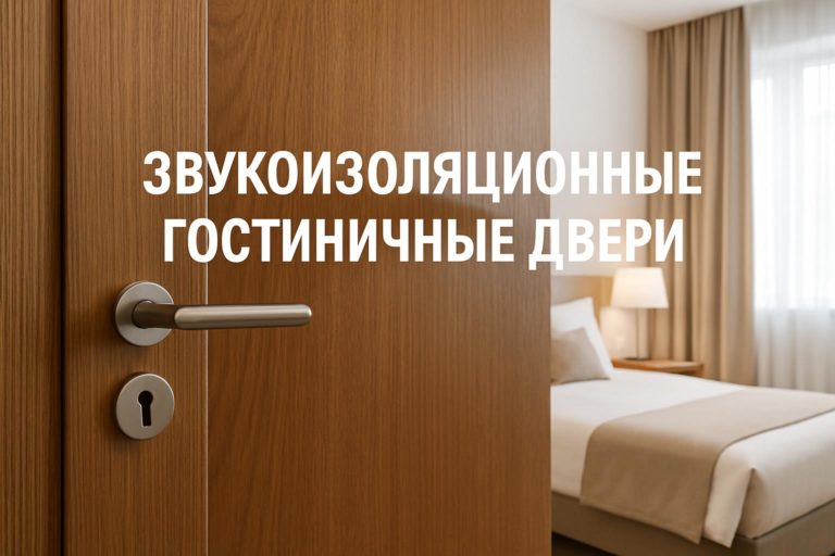 Обзор звукоизоляционных гостиничных дверей: характеристики, виды, отделки и важность для комфорта в отелях.