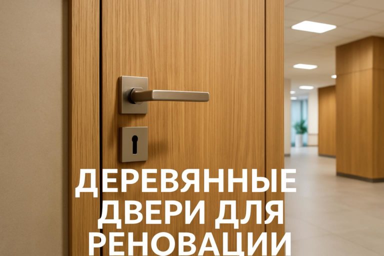 Обзор выбора и особенностей деревянных дверей для реновации гостиниц, офисов и медучреждений с учётом требований к звукоизоляции и противопожарной безопасности.