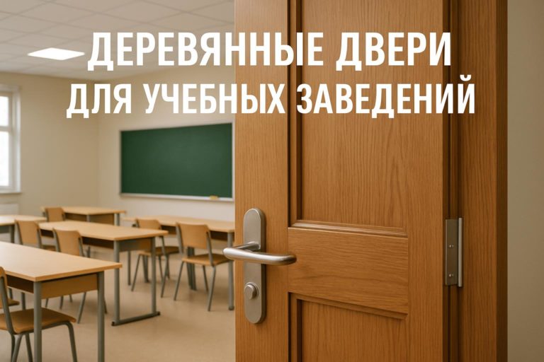 Обзор требований к деревянным дверям для учебных заведений, сравнение отделок и конструкций с учетом эксплуатации и безопасности.