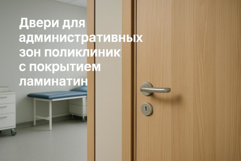 Практические рекомендации по выбору дверей с покрытием ламинатин для административных зон поликлиник на бюджетных объектах.
