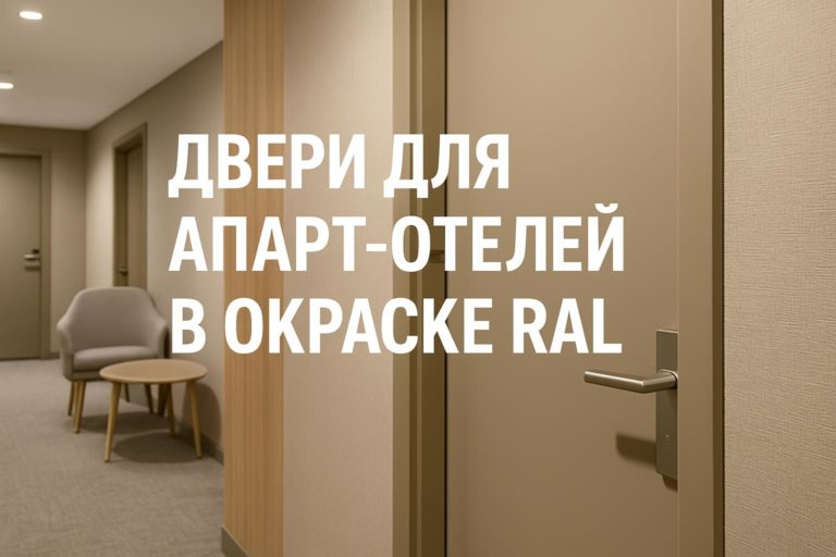 Гайд для архитекторов и генподрядчиков по подбору дверей в окраске RAL для апарт-отелей с учётом функциональных и эстетических требований.