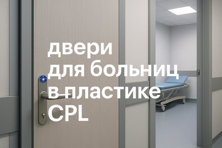 Разбор особенностей дверей для больниц с покрытием CPL — стойкость, гигиена, уход и сравнение с другими покрытиями для интенсивной уборки.