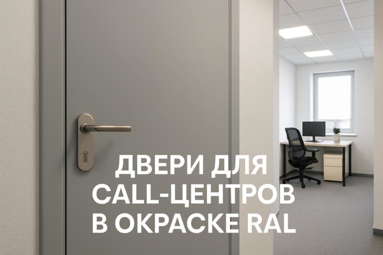 Оптимальные двери для call-центров с окраской RAL: брендинг, звукоизоляция, противопожарные и другие свойства для современных офисных проектов.