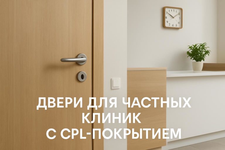 Обзор эксплуатации дверей с CPL-покрытием в частных клиниках: преимущества, особенности ухода и соответствие медицинским стандартам.
