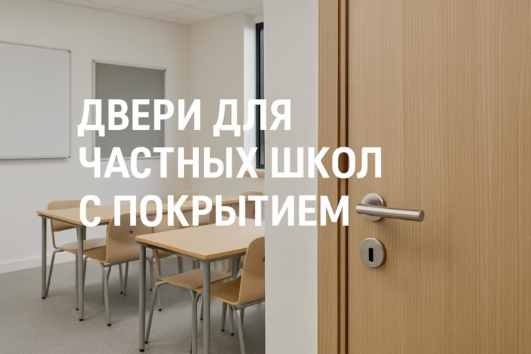 Главные ошибки при выборе дверей с покрытием ламинатин для частных школ и как их избежать при закупке для образовательных учреждений.