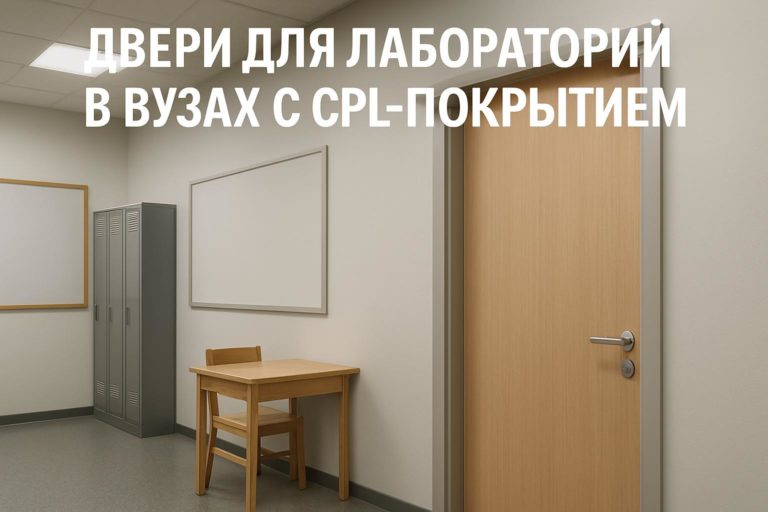 Практическое руководство по применению дверей с CPL-покрытием для лабораторий вузов. Устойчивость к высокой проходимости и надежность в образовательных учрежден