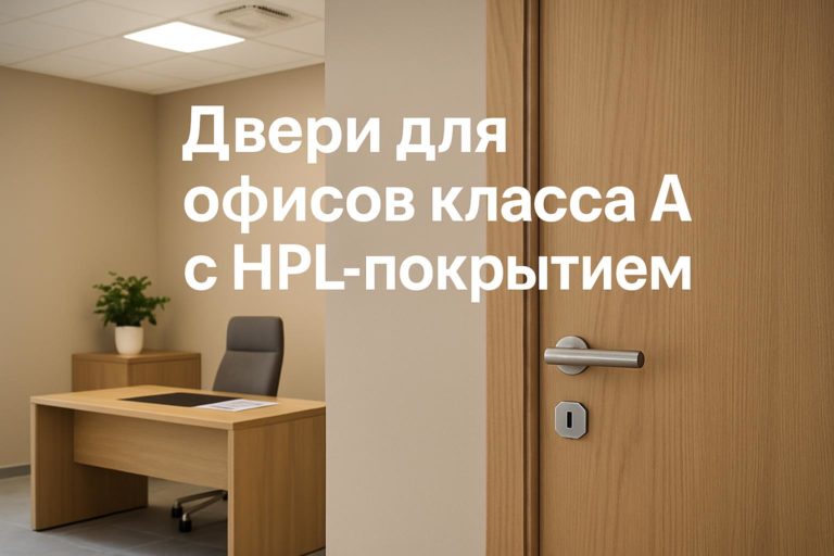 Долговечность и эксплуатационные особенности дверей с HPL-покрытием для офисов класса А. Практический чек-лист для девелоперов и партнеров.