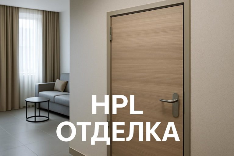 Преимущества дверей с HPL-покрытием для пансионатов и гостиниц: гигиеничность, надежность и легкий уход в условиях B2B и B2G объектов.