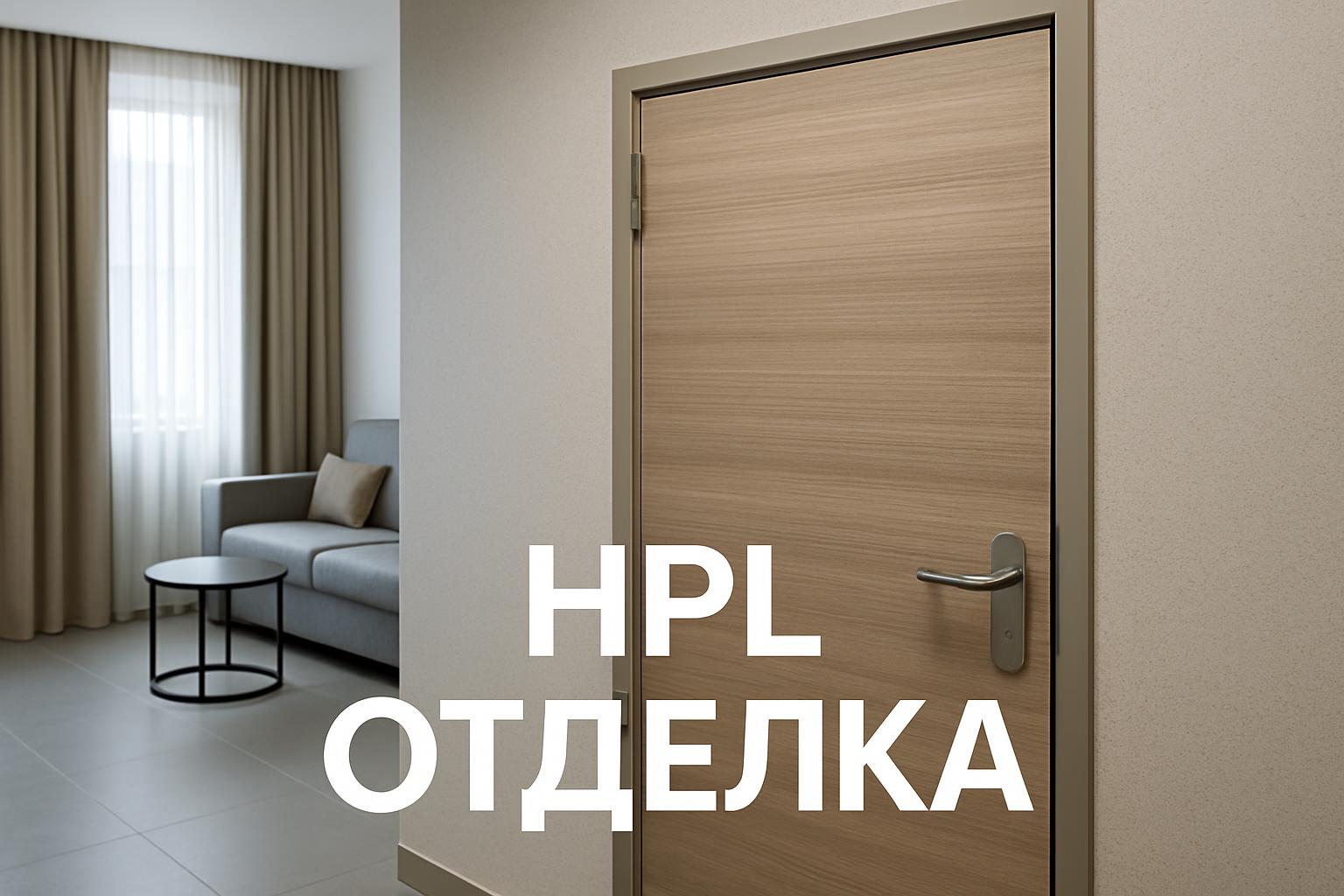 Преимущества дверей с HPL-покрытием для пансионатов и гостиниц: гигиеничность, надежность и легкий уход в условиях B2B и B2G объектов.