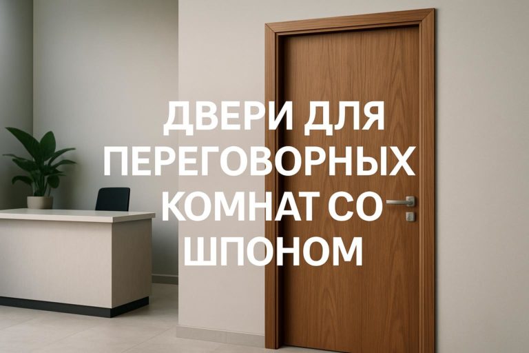 Рекомендации по выбору дверей со шпоном для переговорных комнат в офисах. Премиальный внешний вид и высокий ресурс для B2B и B2G проектов.