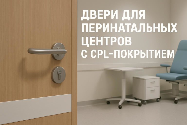 Сравнение дверей с CPL и HPL-покрытием для перинатальных центров: особенности, преимущества и выбор для медицинских объектов.