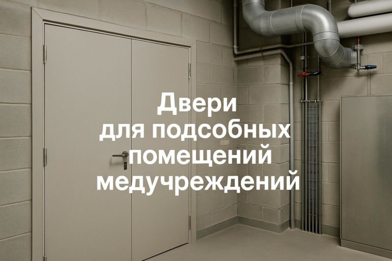 Как выбрать двери для подсобных помещений медучреждений по госконтракту в ПВХ-пленке с учетом требований безопасности и эксплуатации.