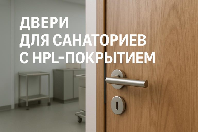 Двери для санаториев с HPL-покрытием обеспечивают долговечность, надежность и эстетичность для медицинских и оздоровительных объектов.