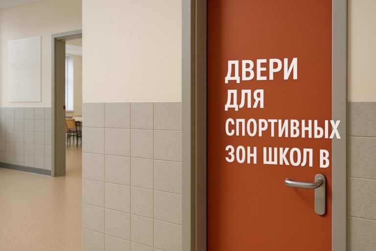 Использование дверей в окраске RAL для спортивных зон школ: выбор, требования и опыт применения для образовательных объектов.