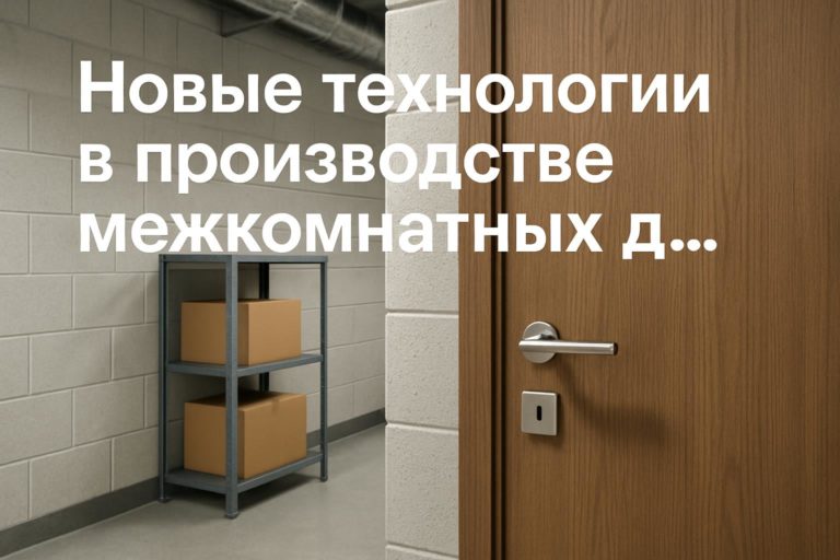 Обзор современных технологий в производстве межкомнатных дверей для гостиниц, офисов и медицинских учреждений с учетом требований звукоизоляции и противопожарны