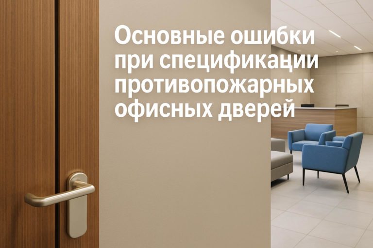 Узнайте, какие ошибки часто встречаются при выборе противопожарных офисных дверей и как их избежать в проектировании и строительстве.