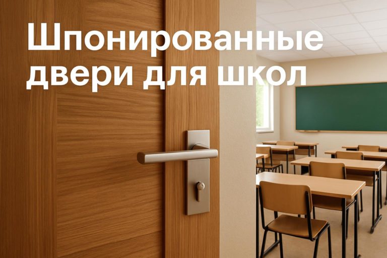 Шпонированные двери для школ — надежное решение для создания прочного и эстетичного интерьера в образовательных учреждениях.