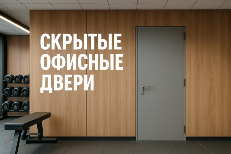 Преимущества скрытых офисных дверей в дизайне и безопасности офисных помещений. Опыт внедрения и требования к отделкам.