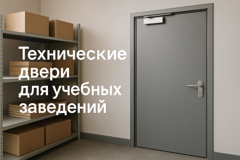 Разбор основных требований к техническим дверям для учебных заведений и выбор материалов для практичного и безопасного использования.