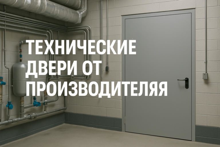 Как выбрать технические двери от производителя для гостиниц, офисов и учреждений с учетом эксплуатации и требований безопасности.