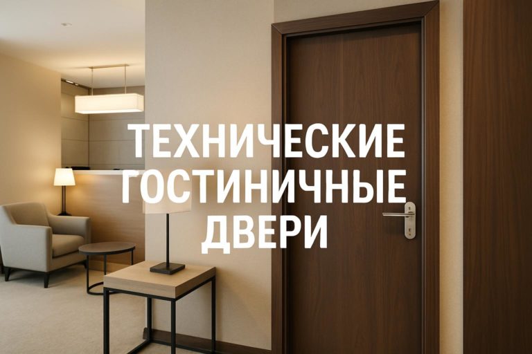 Полное руководство по техническим гостиничным дверям для служебных зон: материалы, требования и отделки для эффективных B2B и B2G проектов.
