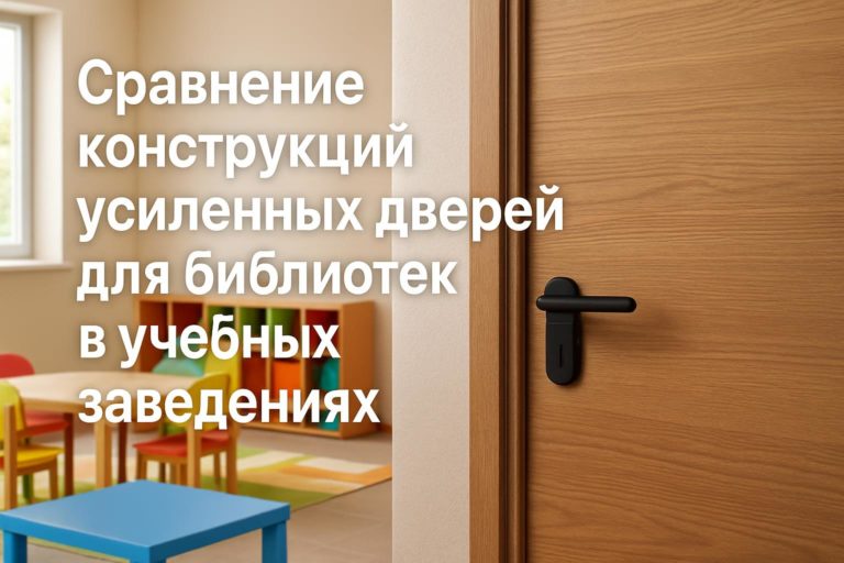 В статье сравниваются конструкции усиленных дверей для библиотек в учебных заведениях с учетом прочности, звукоизоляции и противопожарных свойств.