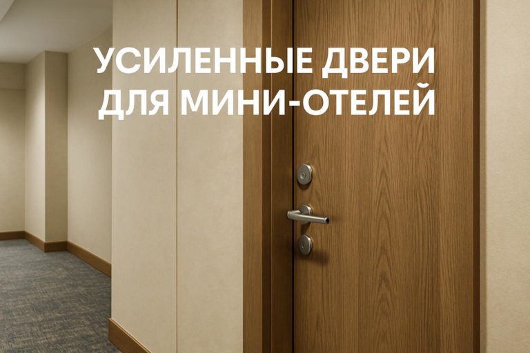 Как подобрать усиленные двери для мини-отелей с учетом высокой нагрузки и длительного срока службы. Важные требования к дверям для гостиниц.