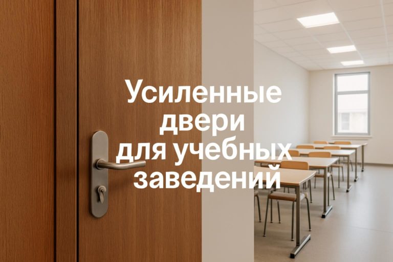 Обзор усиленных дверей для учебных заведений с акцентом на нагрузку и износостойкость. Выбор оптимального решения для проектов B2B и B2G.
