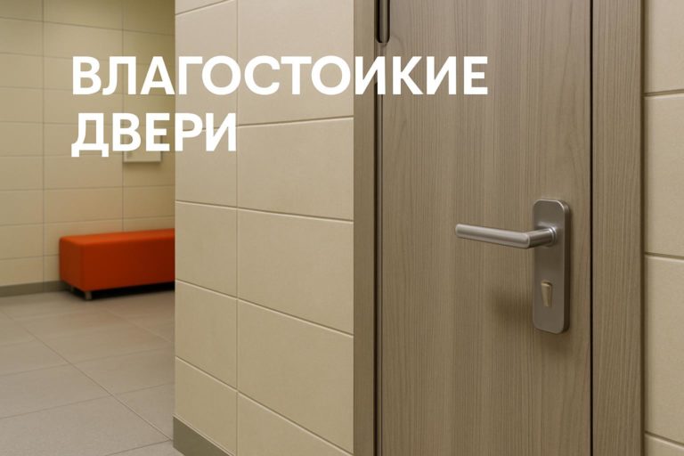 Выбор влагостойких дверей для retail-объектов и примерочных: материалы, типы, отделки и примеры применения в мокрых зонах.