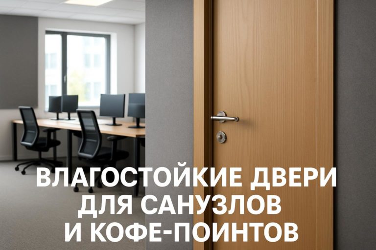 Обзор типичных ошибок при эксплуатации влагостойких дверей для санузлов и кофе-поинтов в офисах и практические рекомендации для эксплуатации и выбора.