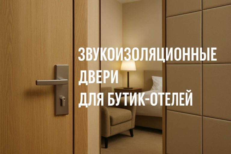 Как подобрать звукоизоляционные двери для бутик-отелей. Ключевые параметры, виды отделок и критерии для ТЗ архитекторов и дизайнеров.