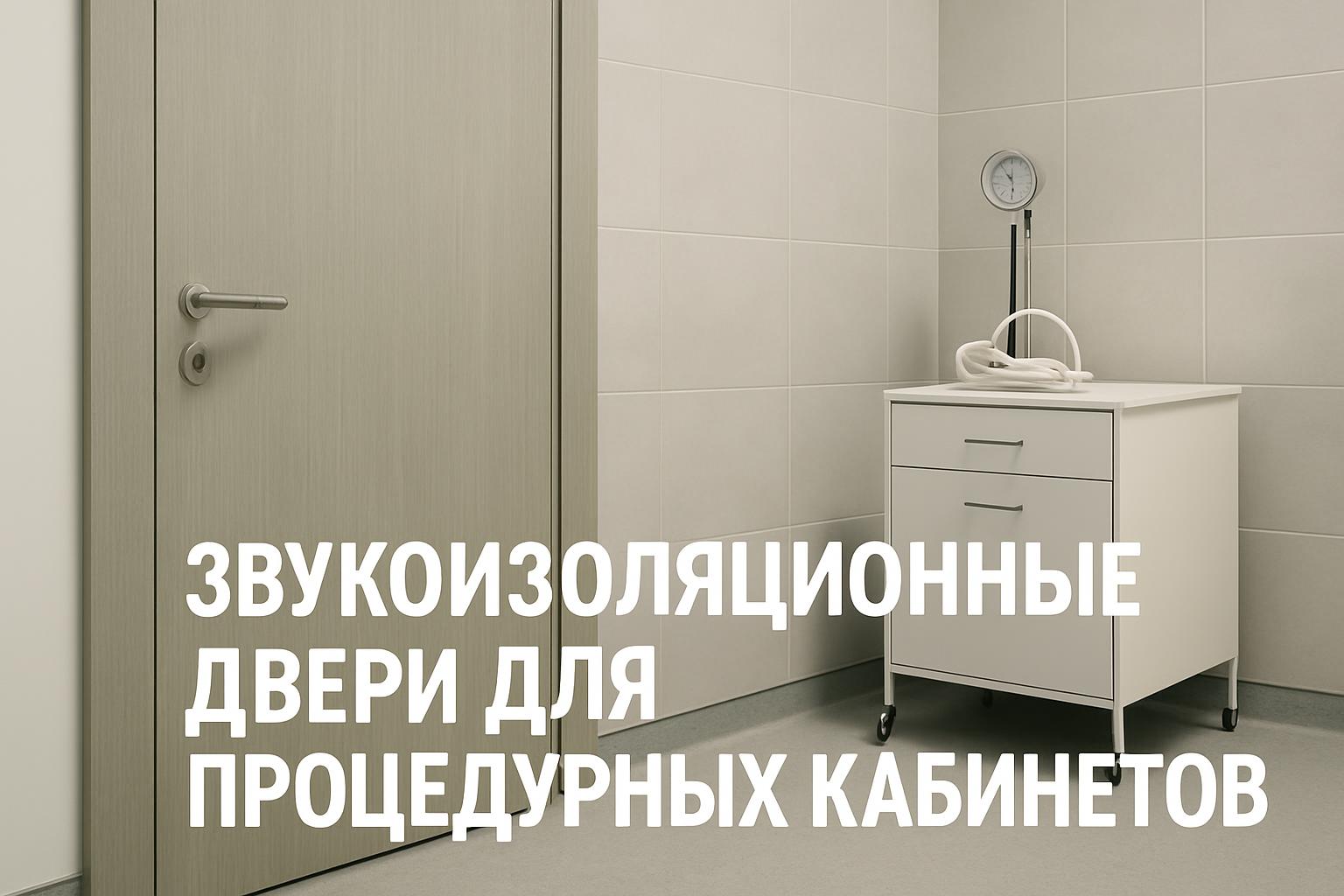 Обзор звукоизоляционных дверей для медицинских процедурных кабинетов: типы, материалы, эффективность и преимущества для застройщиков и генподрядчиков.