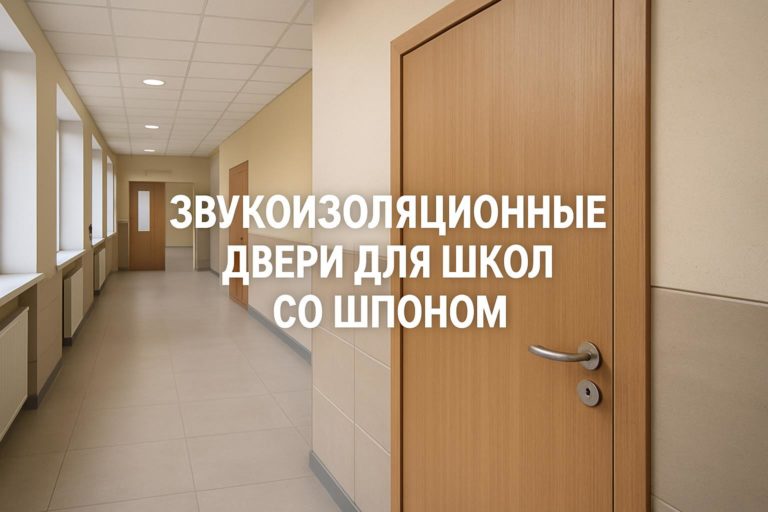 Разбор требований к звукоизоляционным дверям для школ со шпоном для улучшения акустики кабинетов и аудиторий.