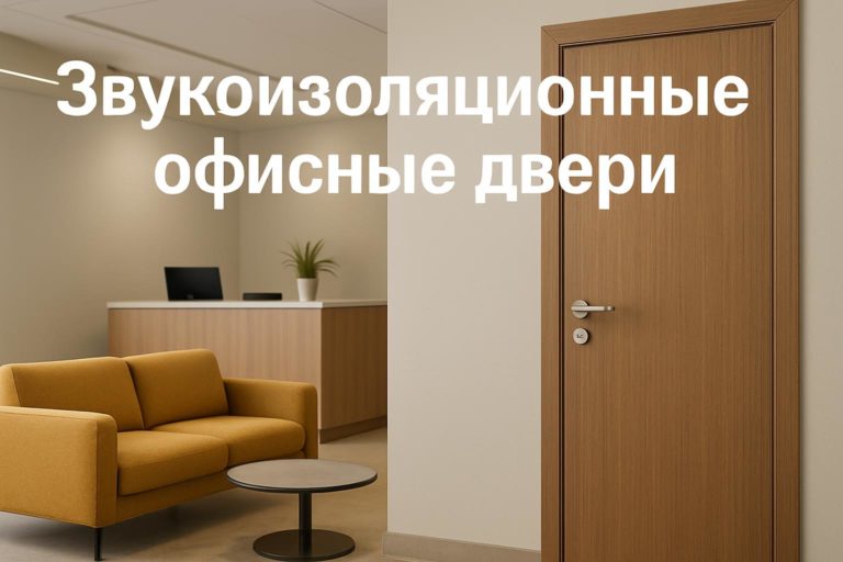 Эффективные звукоизоляционные офисные двери обеспечивают комфорт и приватность, оптимально вписываются в интерьер и соответствуют требованиям B2B и B2G объектов