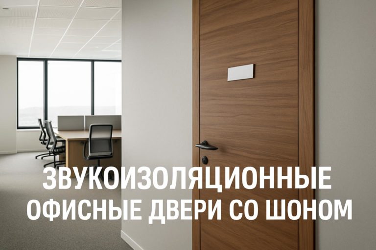 Обзор звукоизоляционных офисных дверей со шпоном: ключевые особенности, виды отделок, преимущества для проектов B2B и B2G.