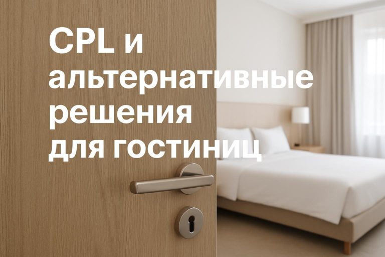 Как сравнить CPL, HPL, ПВХ, окраску и шпон для гостиничных дверей: зоны применения, риски, проверка спецификации и документации.