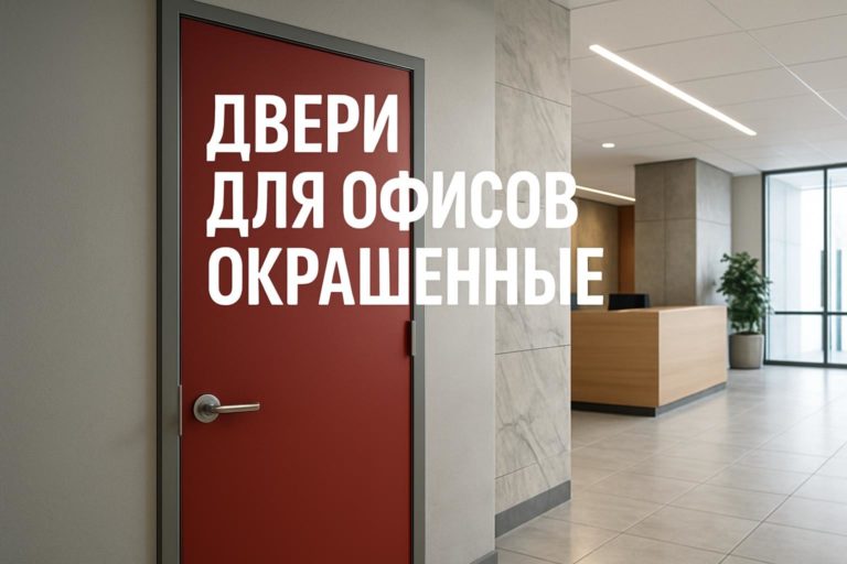 Лучшие рекомендации по выбору окрашенных дверей для офисов: дизайн, материалы и отделки для B2B и B2G проектов.