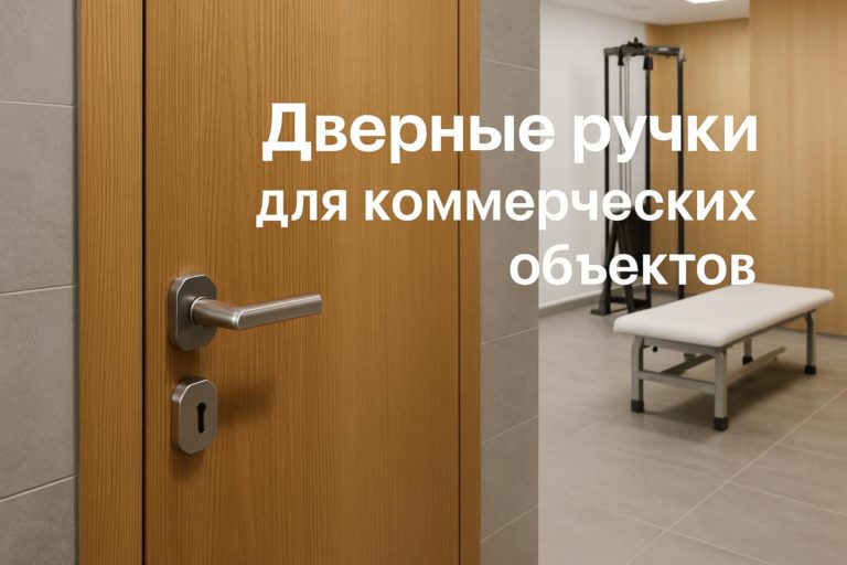 Как выбрать дверные ручки для гостиниц, офисов, школ и медучреждений: по зонам, нагрузке, комплекту двери, документации и рискам эксплуатации.