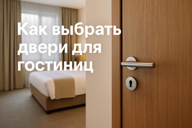 Разбираем, где в гостинице уместны двери с HPL-покрытием, что проверять в проекте, и почему отделку нельзя выбирать отдельно от конструкции блока.