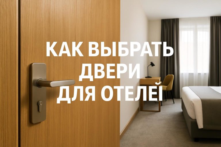 Разбираем, где в отеле уместны двери в ПВХ-пленке, что проверить в проекте и почему отделку нельзя выбирать отдельно от конструкции блока.